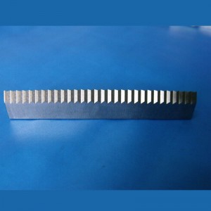 포장 기계 zip zag 나이프