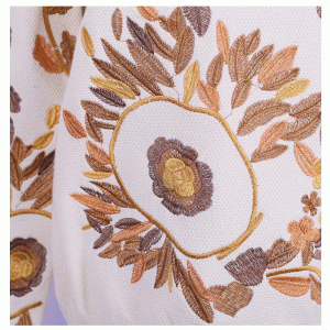 사용자 정의 디자인 꽃 자 수 숙 녀 옷 모직 스웨터 풀 오버