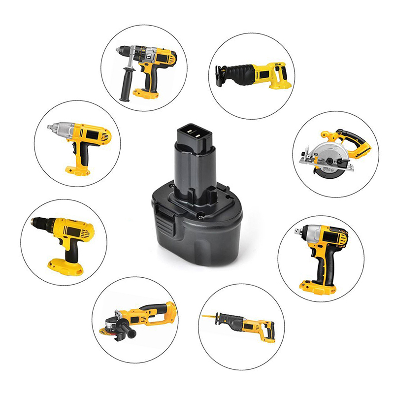 Dewalt DE9057, DE9085, DW9057를위한 Ni-CD 7.2V 1500mAh 보충 드릴 건전지 전동 공구