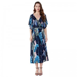 아프리카 디자인 우아한 여성 레이디 패션 쉬폰 드레스 캐주얼 드레스 여름 JSDJ2558