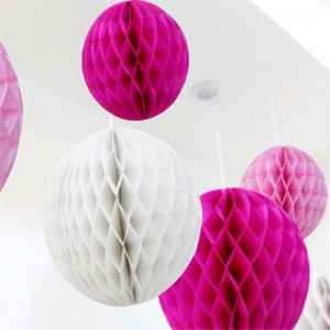 생일 축하 Pom 꽃 원형 티슈 페이퍼 팬을 포함하여 파티 장식 세트