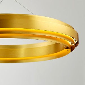 노르딕 모던 미니멀리스트 원형 디자인 홈 호텔 LED 샹들리에 Km2141