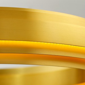 노르딕 모던 미니멀리스트 원형 디자인 홈 호텔 LED 샹들리에 Km2141