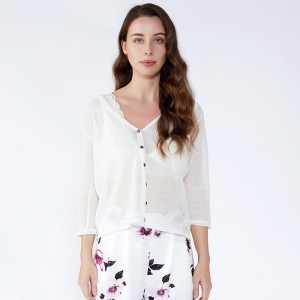 여자 화이트 한국 숙녀 두 조각 세트 여성 의류 긴 소매 블라우스 탑스