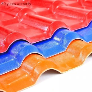 Royal1050 새로운 ASA 합성 수지 지붕 타일 지붕 시트 공장 판매