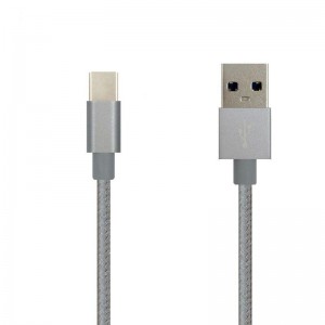 데이터 케이블 유형 C 순수 컬러 나일론