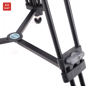 DIAT DT850 고급 삼각대 전문 비디오 카메라 삼각대를위한 고품질 비디오 삼각대