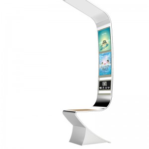 스마트 솔라 LED 광고 조명 박스 전화 충전기 야외 도시 벤치