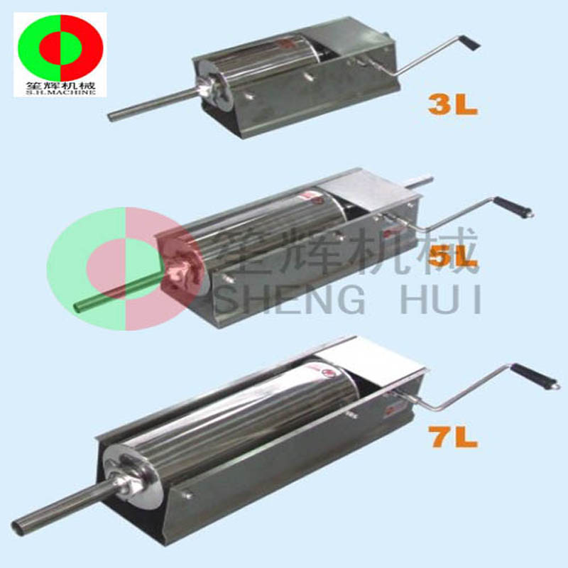 수평 수동 소시지 작성 기계 GCW-3 / 5 / 7