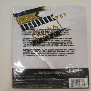 웨딩 파티 장식 사용자 정의 디자인 호 일 선택 종이 먹고 투 수