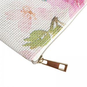 Fasion 꽃 인쇄 여성 맞춤 화장품 가방