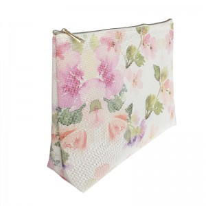 인기와 fasion PVC 메쉬 화장품 가방