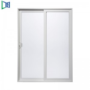 알루미늄 슬라이딩 창 시스템 알루미늄 창 프레임 이중 유리와 알루미늄 푸시 당겨 창