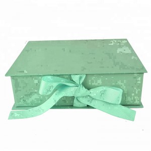 사용자 지정 럭셔리 화이트 블랙 접는 자석 실크 선물 상자 포장 귀고리 목걸이 귀고리 화장품에 대 한 나비