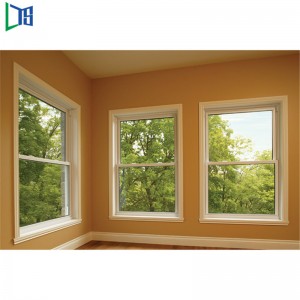 메쉬 및 파우더 코팅 표면 처리가 적용된 상용 등급의 ​​수직 슬라이딩 윈도우