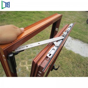 모듈 형 홈을위한 표준형 이중 유리창 디자인 알루미늄 틸트 및 턴 윈도우