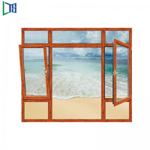 알루미늄 틸트 및 턴 틸트 및 턴 화이트 컬러 파우더 코팅 알루미늄 창