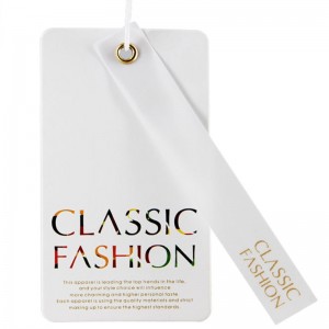 크리 에이 티브 패션 의류 hangtag 맞춤 제작 04