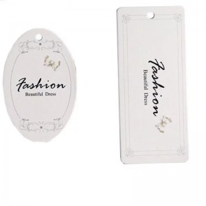 크리 에이 티브 패션 의류 hangtag 맞춤 제작 04