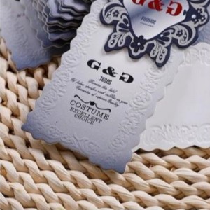 크리 에이 티브 패션 의류 라벨 hangtag 사용자 정의 만든 12