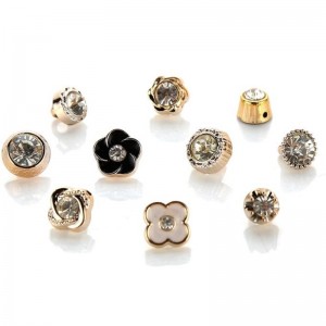 최신 판매 절묘한 창의적인 아방가르드 의류 버튼 패션 대량의 uv 라인 석 버튼