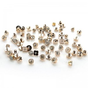 최신 판매 절묘한 창의적인 아방가르드 의류 버튼 패션 대량의 uv 라인 석 버튼