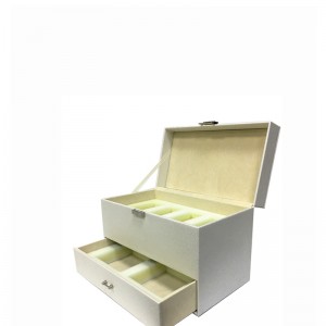 도매 맞춤형 작은 가죽 럭셔리 보석 선물 상자