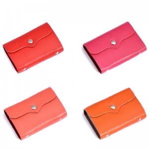 HD0827-맞춤형 가죽 비즈니스 카드 소지자 ID 카드 슬리브