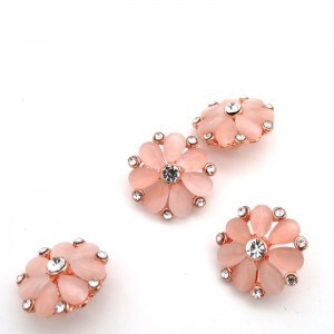 패션 의류 액세서리 라인 석 디자이너 코트 단추 5