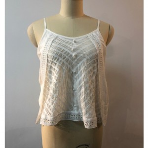 화이트 스팟 버튼 DETAIL VEST JLWB0007