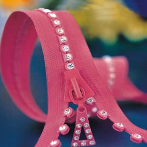 재킷 8을위한 고품질 유행 디자인 모조 다이아몬드 지퍼