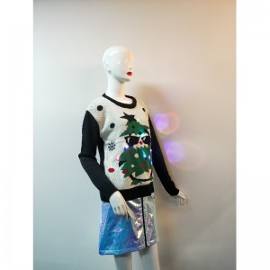 카툰 프린트 스웨터 RLWS0103F