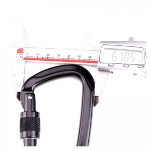 자물쇠 D 타입 등산 버클 carabiner와 야외 알루미늄 합금