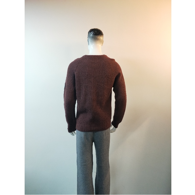 순수 컬렉션 BURGUNDY SWEATER RLMS0023F