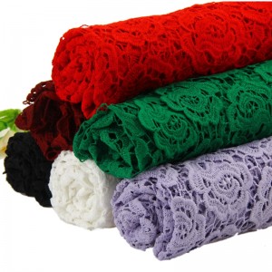 우유 실크 레이스, 폴리 에스테르 / 나일론 레이스,면 레이스, 직물