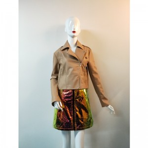 브라운 우레탄 비커 자켓 RLWPJ0006N