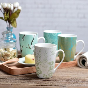 정제 스티커 화이트 100% 멜라민 커피 컵, 새로운 디자인