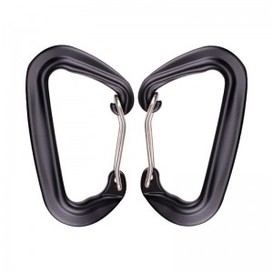 야외 훅 암벽 등반 캠핑 주요 잠금 carabiner 다기능 carabiner carabiner 야외 빠른 퀵 캐치 빨리 떨어지는 장비 안전 잠금 장치 구멍 d 자형 강철 와이어 버클 메인 잠금 항공 알루미늄 합금