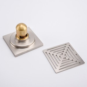 숨겨진 샤워 실 배수구 덮개 뚜껑