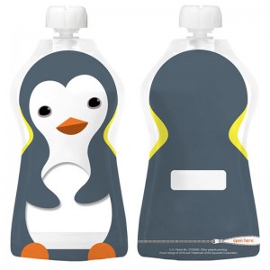 사용자 정의 모양의 주머니가 죽을 모양으로 주둥이 주둥이