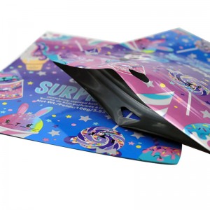 열 씰 사용자 정의 모양 생생한 인쇄 환경 친화적 인 3 측면 씰 장난감 가방