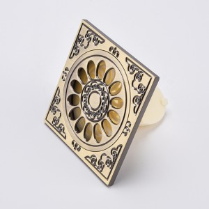 황동 pvc 바닥 장식 샤워 배수구 필터를 커버