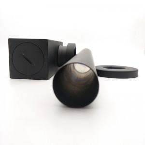 싱크 용 스퀘어 황동 블랙 무광 사이펀