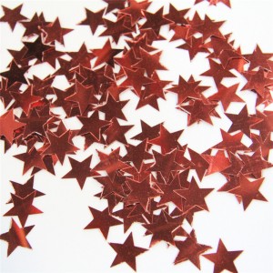 폴리 에스테르 반짝이 색종이 조각이 반짝 반짝 빛나는