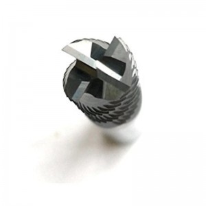 초경 황삭 엔드 밀, Tialn 코팅 HRC45, 4 플루트, 1/4 \