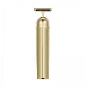 뷰티 바 펄스 페이셜 마사지, T 자형 전기 사인 민감한 피부 얼굴 용 페이스 마사지 툴, 꽉 타감있는 리프트