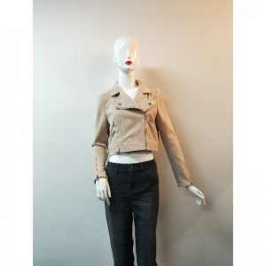 핑크 지퍼 바이커 재킷 RLWSJ0006N