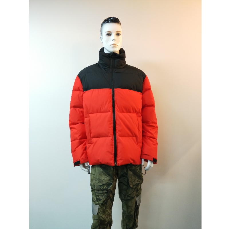 스탠드 칼라 RLM이있는 PUFFER JACKET