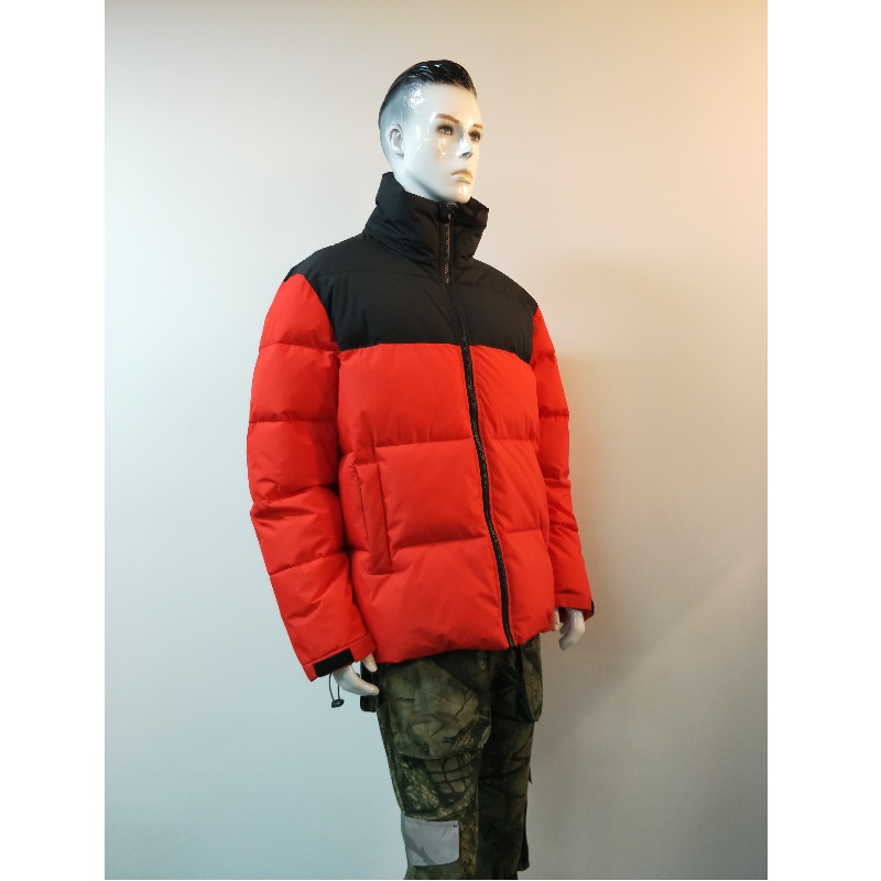 스탠드 칼라 RLM이있는 PUFFER JACKET