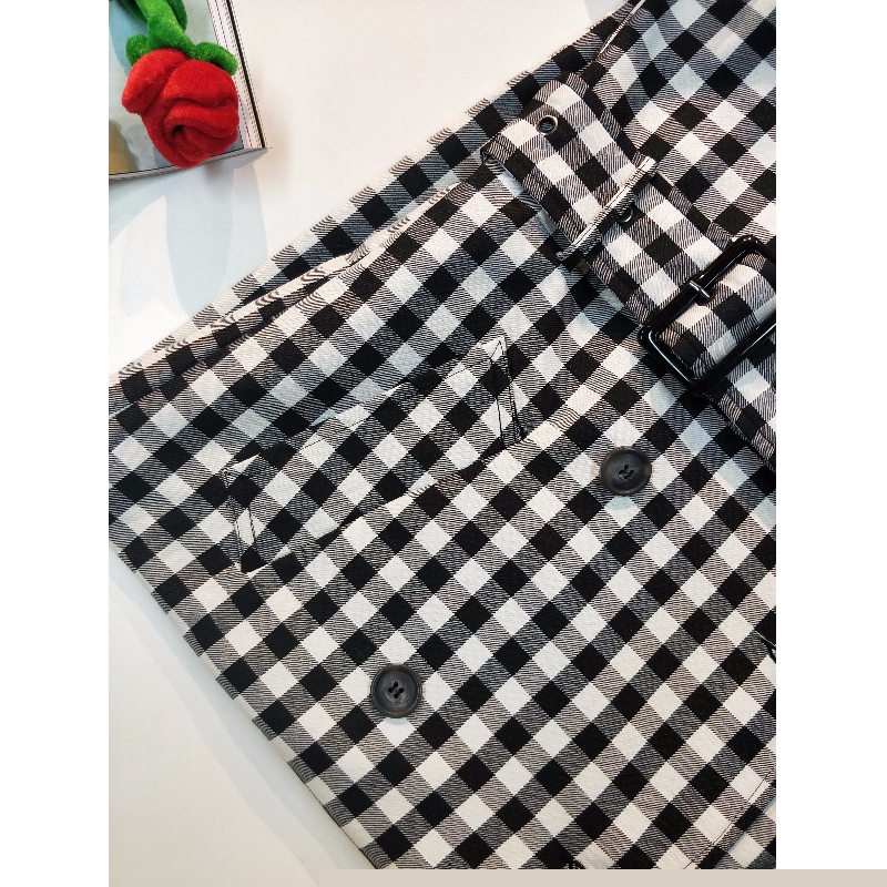 레이디스 롱 라인 체크 재킷 RLWJ0006